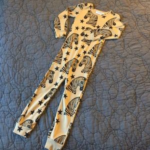 Mini Rodini Zebra Onesie size 92/98
